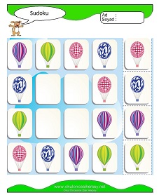 Sudoku Çocuk Bulmacaları